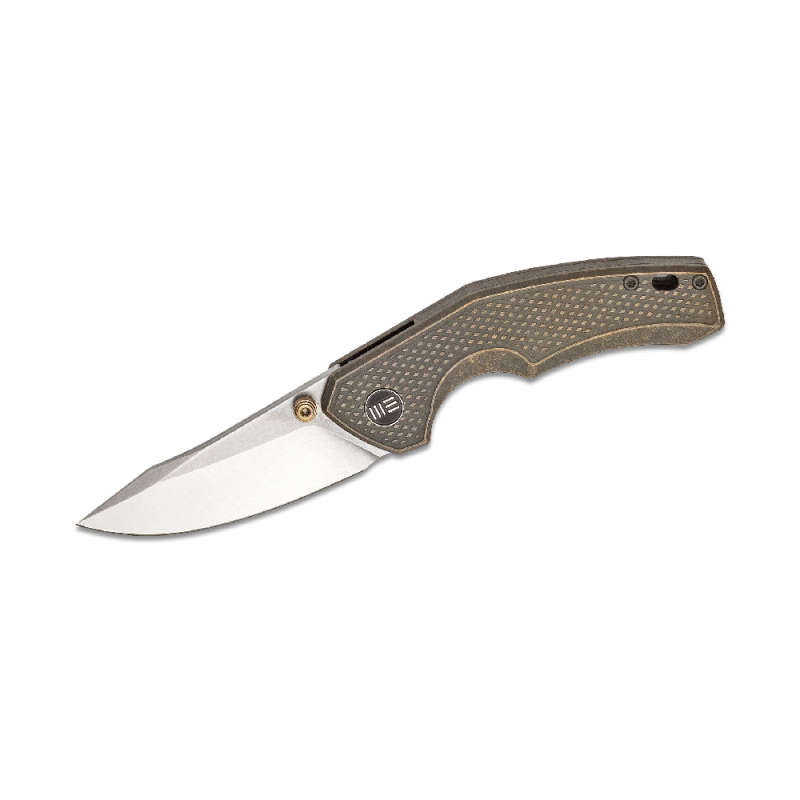WE KNIFE Bronze TI Handle Satin Finish, CPM S35VN Blade 917A