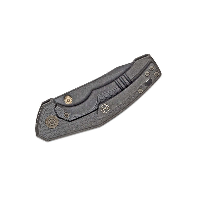 WE KNIFE Black TI Handle Black Stonewash Finish CPM S35VN Blade 917B