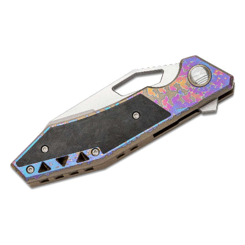 BESTECH Knives Fractal Frame Lock Flipper Knife Colorful BT1907C