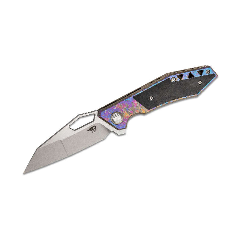 BESTECH Knives Fractal Frame Lock Flipper Knife Colorful BT1907C
