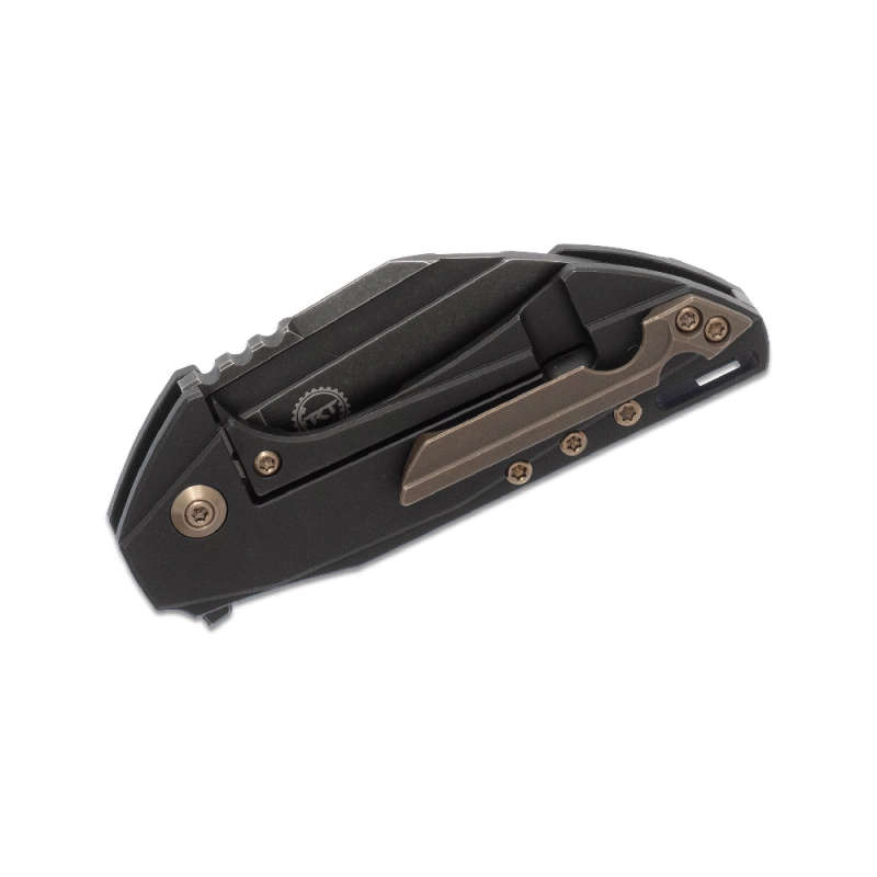 WE M390 Black TI Handle Stonewash Finish Bohler- 820B