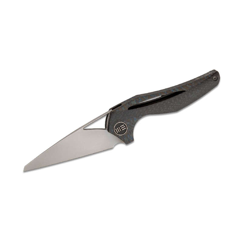 WE KNIFE Flamed TI Vertebral Integral Handle Carbon Fibre Inlay- 918B