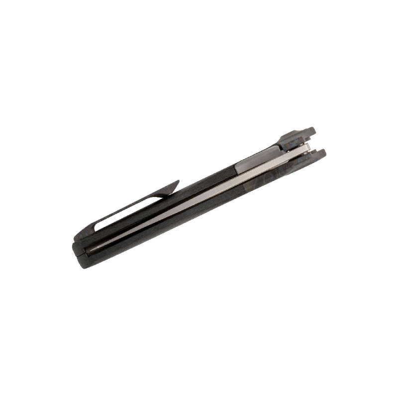 WE KNIFE Flamed TI Vertebral Integral Handle Carbon Fibre Inlay- 918B