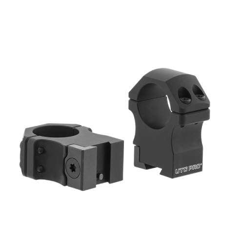 UTG PRO P.O.I 1" 2PCE HIGH SCOPE RING MOUNTS - DOVETAIL