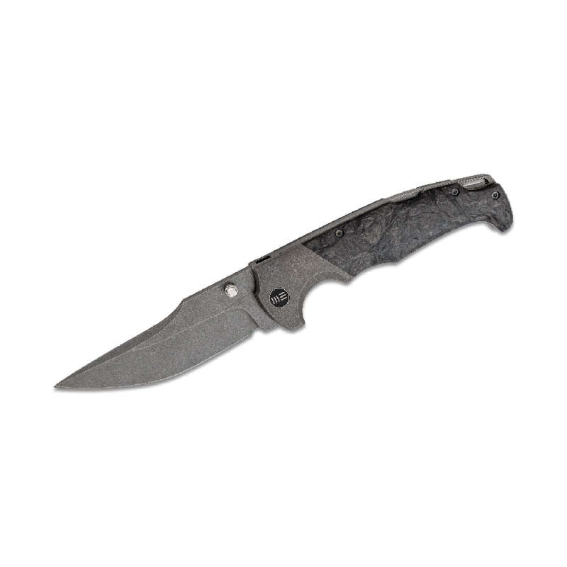 WE 920A Blocao Grey TI Handle with Marble Carbon Fiber Inlay