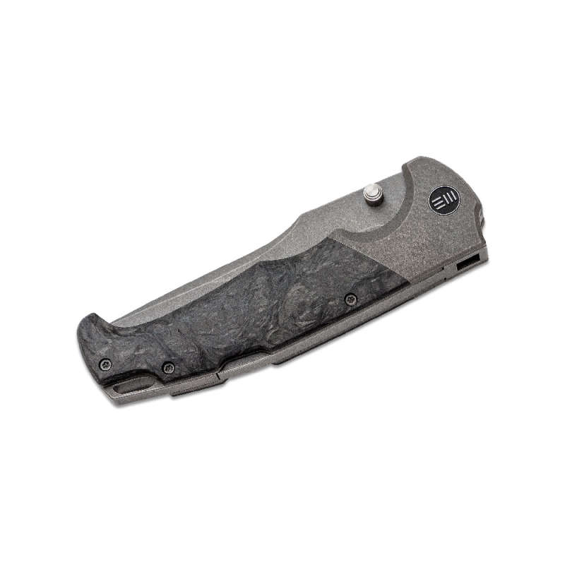 WE 920A Blocao Grey TI Handle with Marble Carbon Fiber Inlay