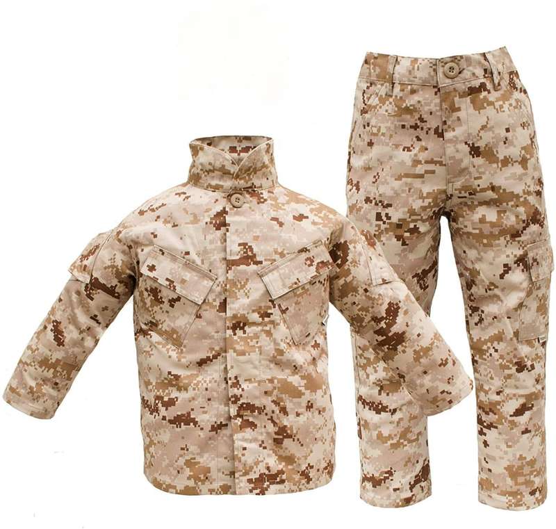 Shirt & Pants Desert Camo Brown/buige Lrg