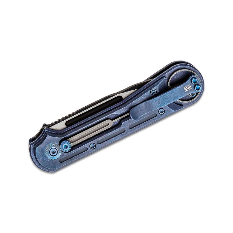 WE KNIFE Blue TI Handle S35VN Blade Knife- 815C