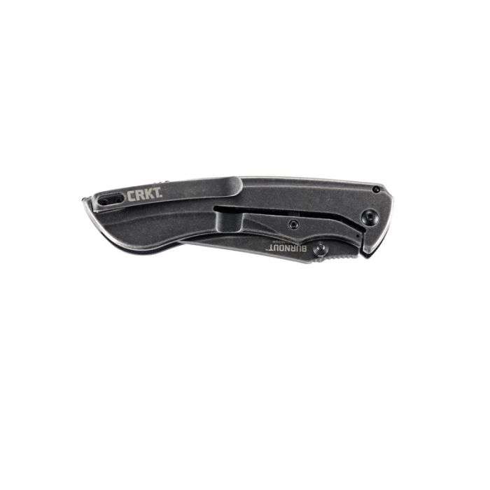 CRKT BURNOUT G-10 CARBON FIBRE OUTBURST BLACK KNIFE-4123K