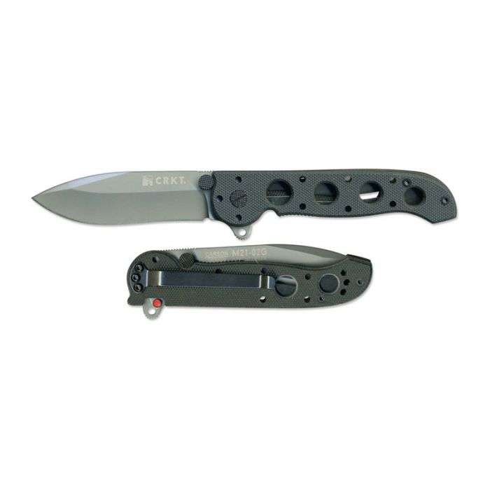CRKT SPEAR POINT G10 GREY HANDLE-M21-02G