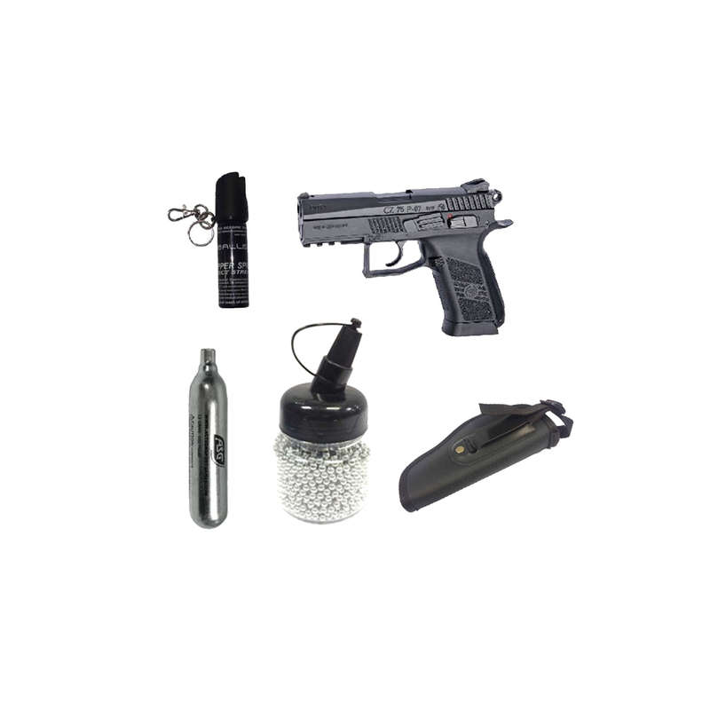 Asg Cz 75 P07 Duty 4.5mm Bb Pistol Combo