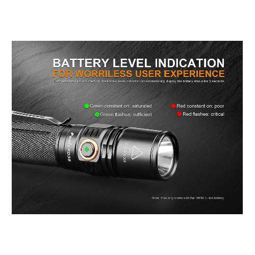 Fenix PD35 V2-OLED Flashlight