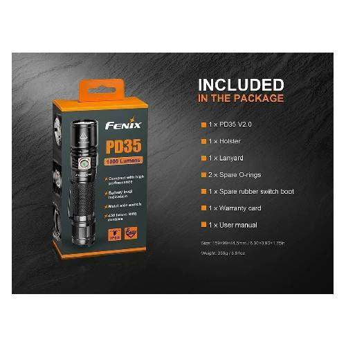 Fenix PD35 V2-OLED Flashlight