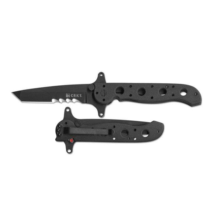 Crkt M16-13SFG Special Forces G10 Black Tanto W/VEFF Serrated Folding Knife