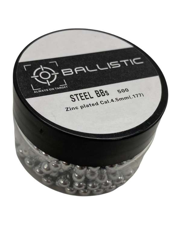 Ballistic 500 Steel BB Silver 4.5MM