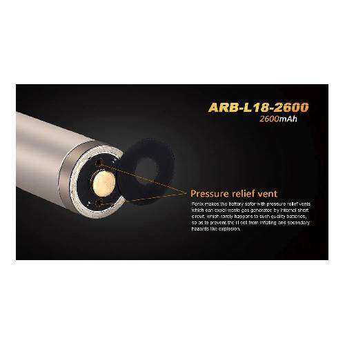 Fenix ARB-L18-2600 Rechargeable 18650 Battery