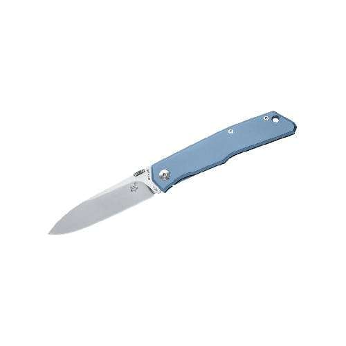 FX-525 TI Fox Folding Knife Grey Titanium Handle