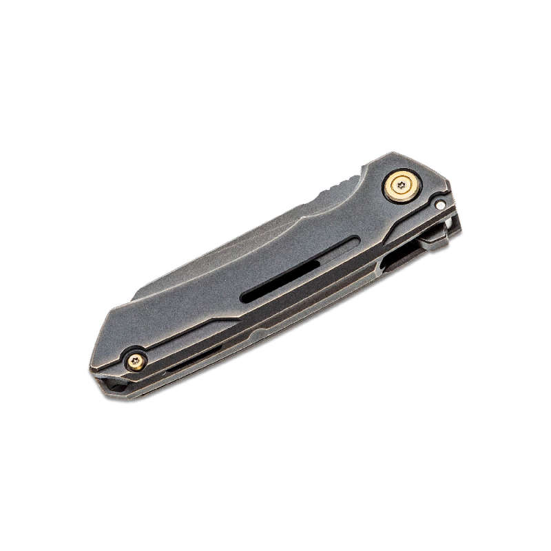 We Knife Mini Buster Titanium Antique Bronze Handle  2003B