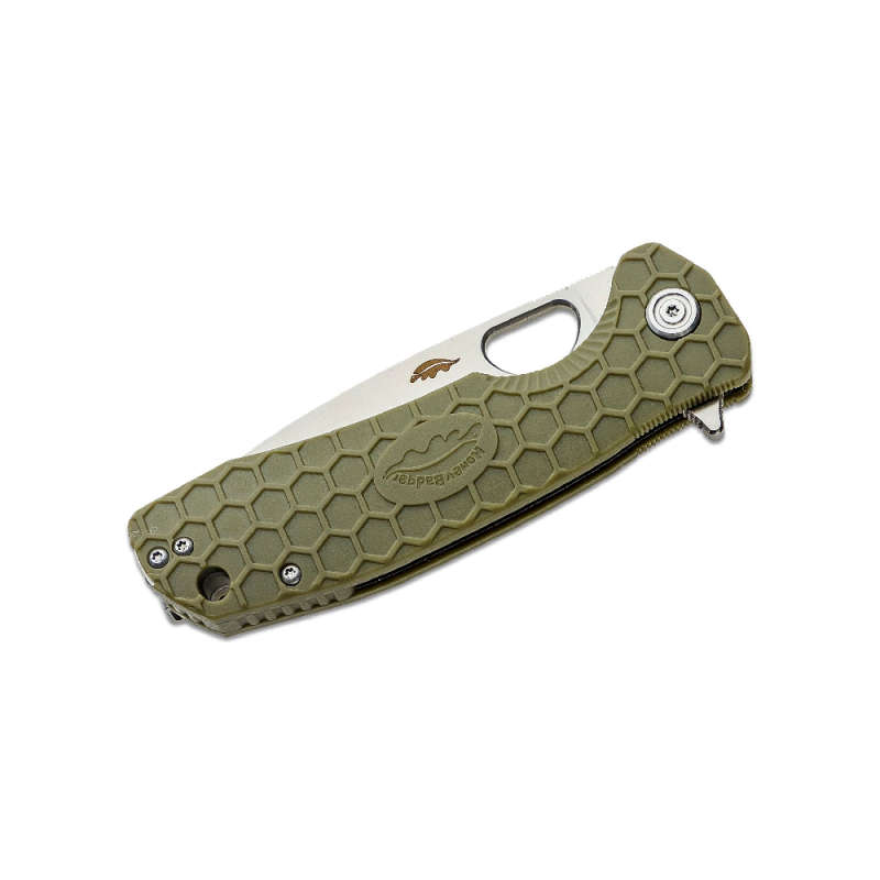 HONEY BADGER LARGE GREEN FOLDING KNIFE- HB1003