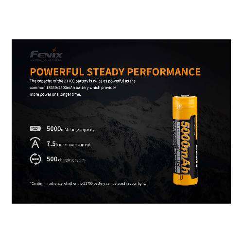 Fenix ARB-L21-5000 (5000MAH 21700 Battery)