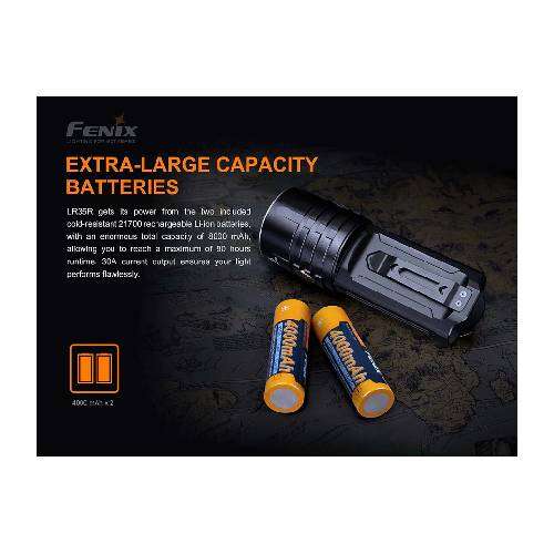 Fenix LR35R LED Flashlight (Black)