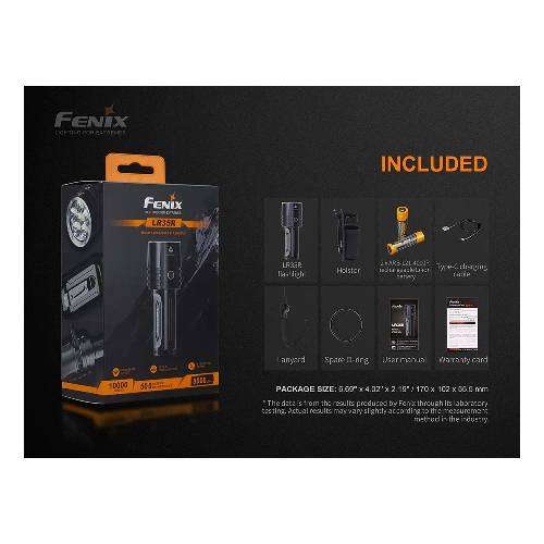 Fenix LR35R LED Flashlight (Black)