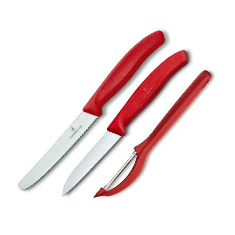 Victornox Zest 3 Piece Paring Knife Set