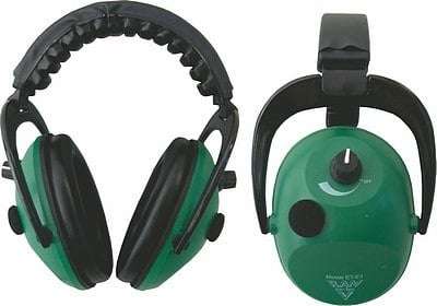 RAM DS6022 EAR-TECT EF3S82-1 GREEN ELECTRONIC WIRE FRAME EAR MUFFS
