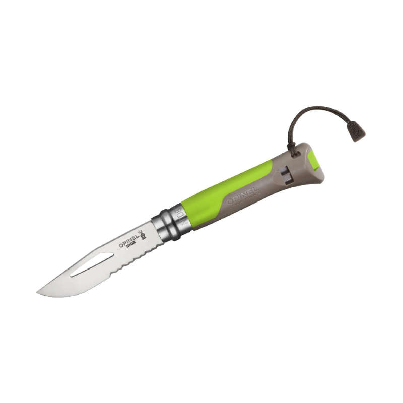 OPINEL NO8 OUTDOOR STAINLESS EARTH GREEN- OP001715