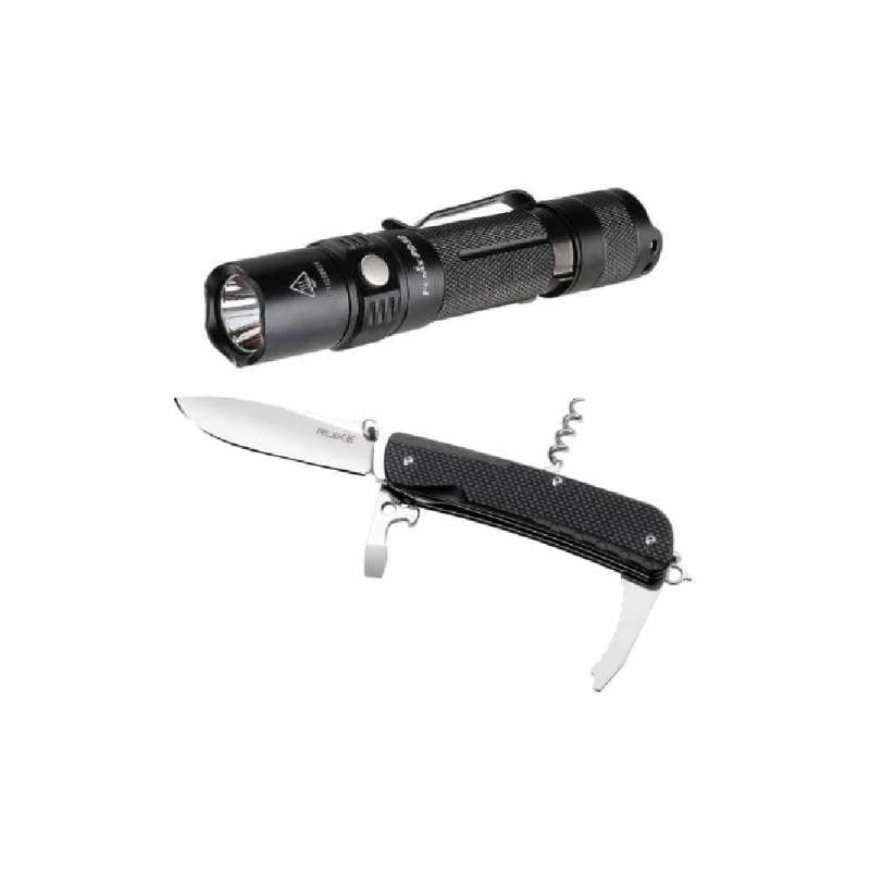 Ruike Knife With Fenix Torch Combo