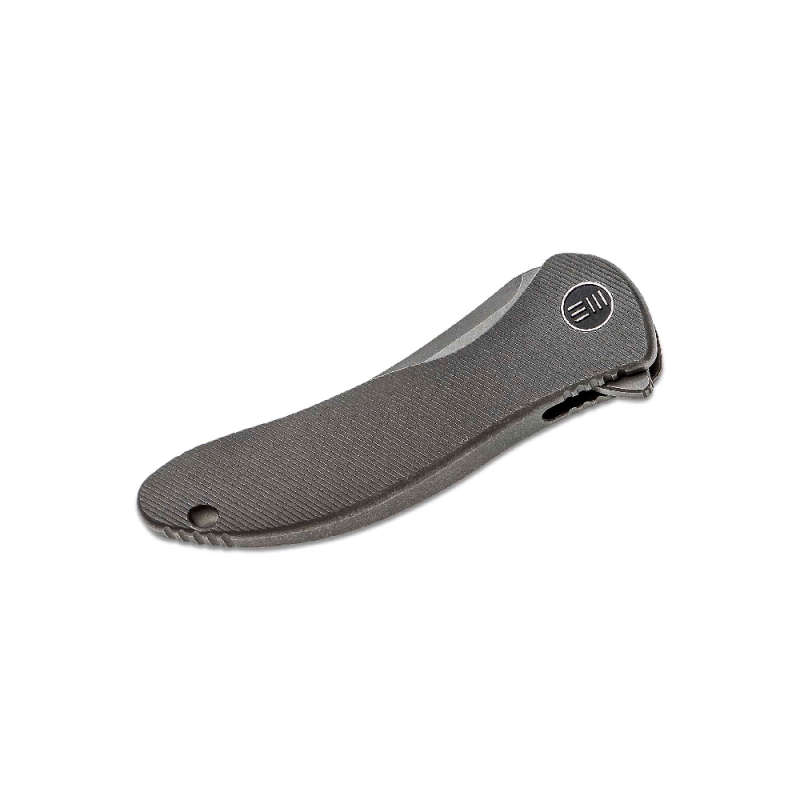 WE Knife Gray Ti Integral Handle Mini Synergy Folding Knife - 2011A