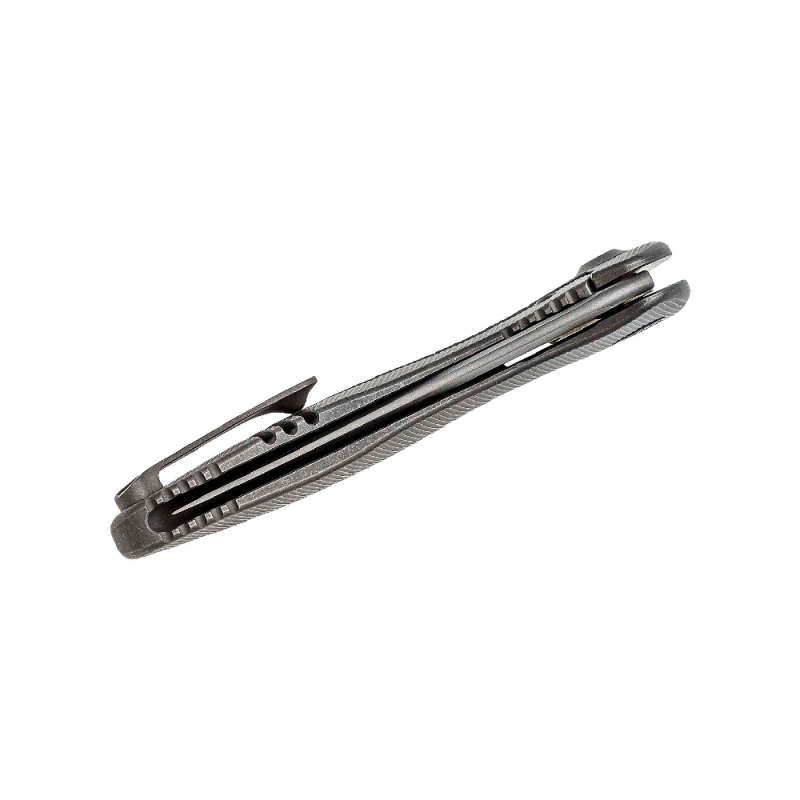 WE Knife Gray Ti Integral Handle Mini Synergy Folding Knife - 2011A