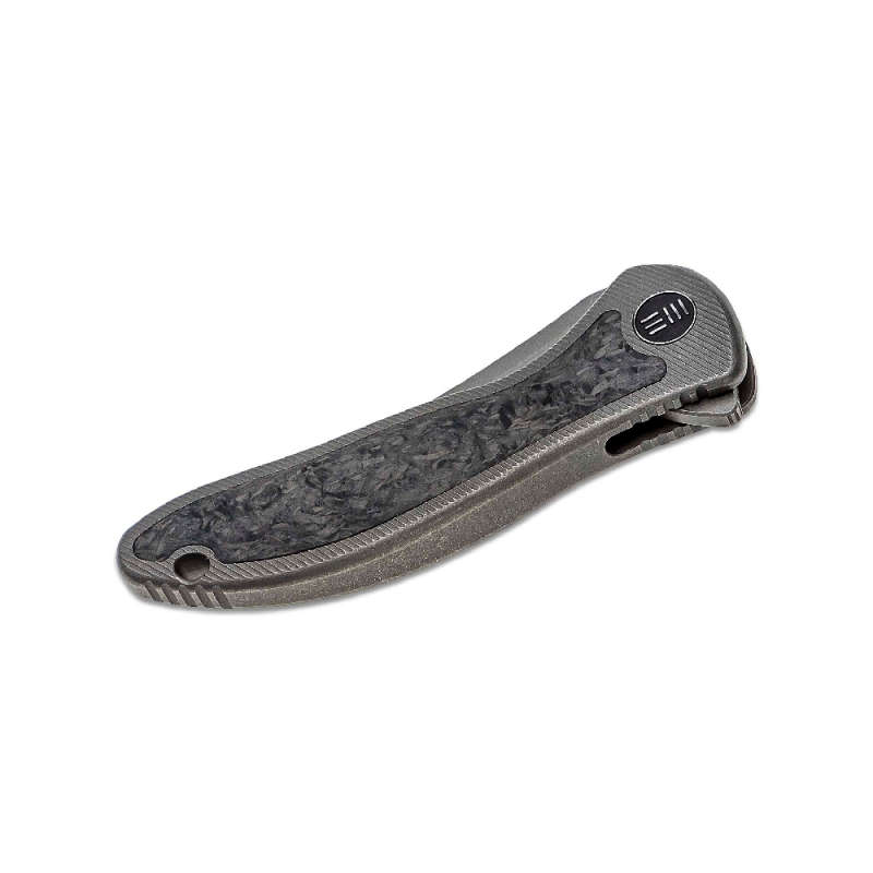 We Knife Gray TI Integral Handle Knife- 2012CF-A