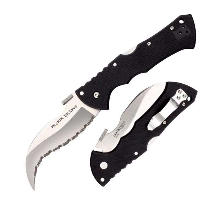 COLD STEEL CS-22BS BLACK TALON II FOLDING KNIFE