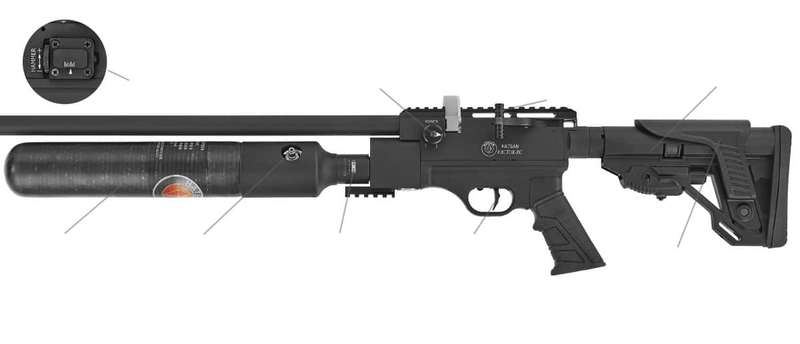HATSAN FACTOR RC 5.5MM PCP AIR RIFLE