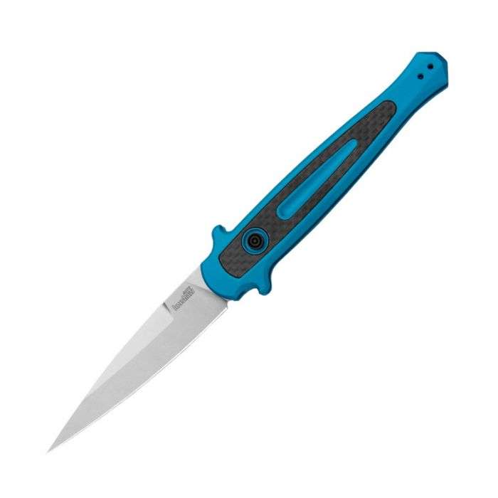 Kershaw K7150TEALSW Launch 8 Stiletto Automatic Folding Knife