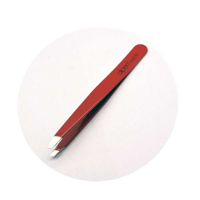 RED TWEEZER SLANTED RED ALP-8456.10