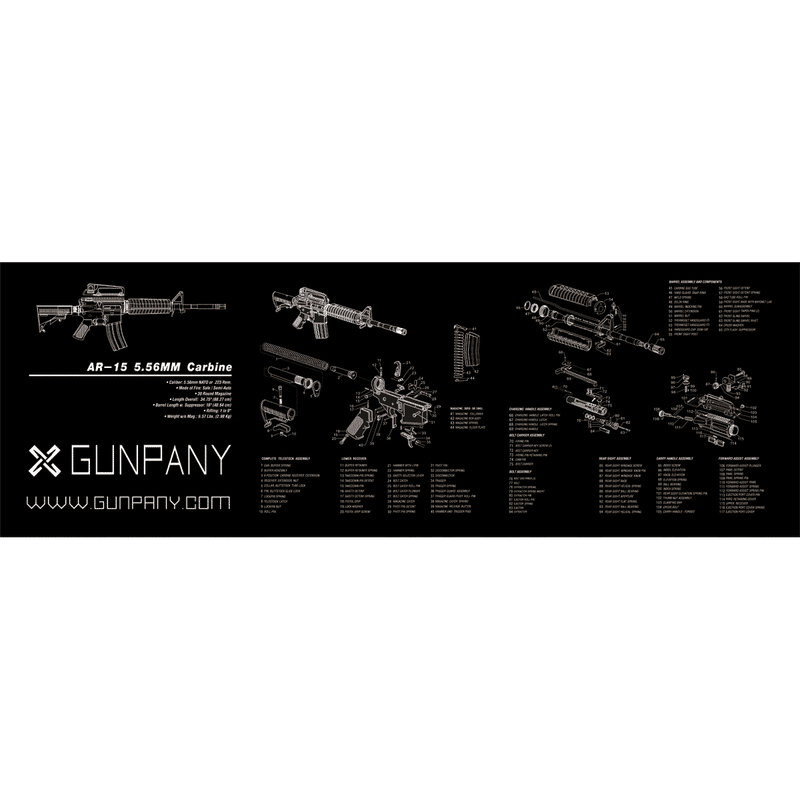 Gunpany SCBM-01 AE15 Bench Mat