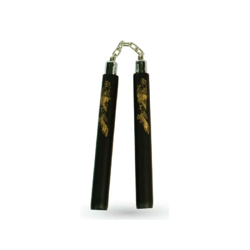 NUNCHAKU BLACK FOAM CHAIN W/BALL BEARING - MA-E111