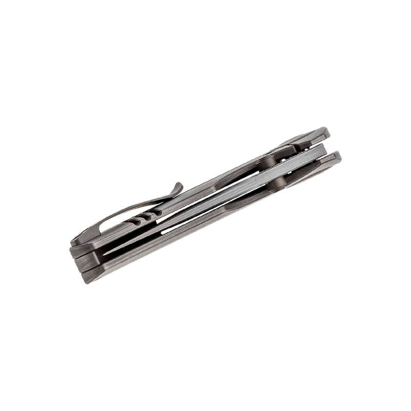 We Knife Thug Grey Titanium Handles-2103B