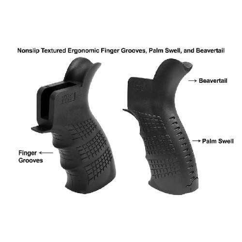 UTG PRO AR15 Ambidextrous Pistol Grip - RBUPG01B