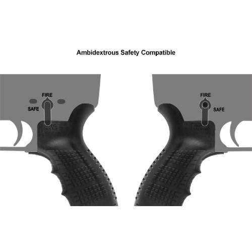 UTG PRO AR15 Ambidextrous Pistol Grip - RBUPG01B