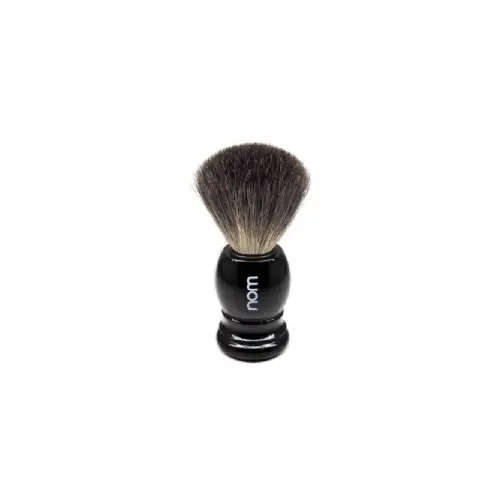 MUHLE NOM SHAVING BRUSH BEST PURE BLACK-MU-181P26