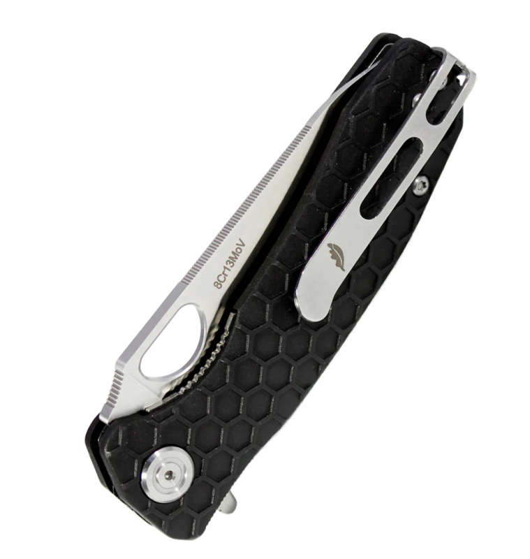 Honey Badger Large Black Leaf Knife HB1288
