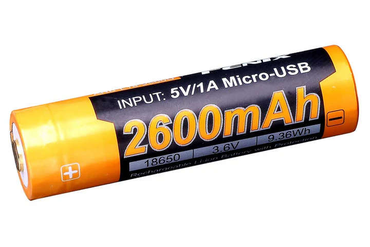 Fenix ARB-L18-2600U 2600 mah 18650 battery