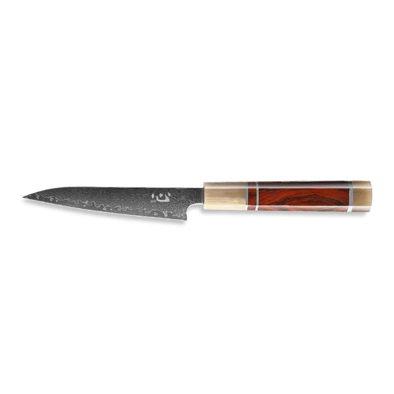 BESTECH XC107 Damascus Utility Knife Mirror Polished