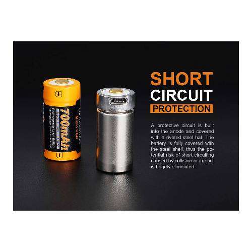 Fenix ARB-L16-700up 700mah 16340 battery