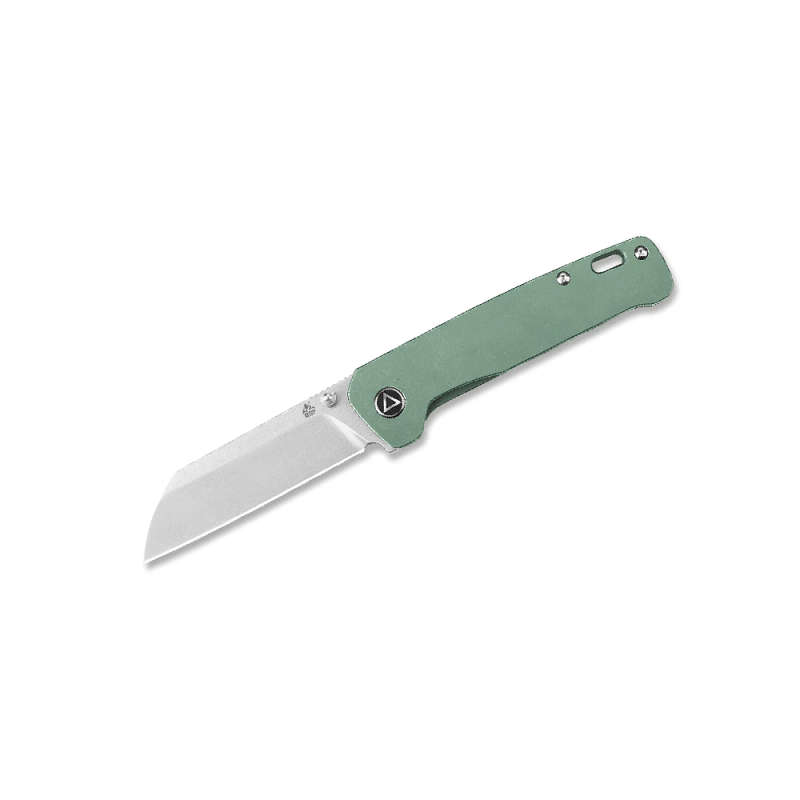 QSP PENGUIN GREEN TITANIUM HANDLE FOLDING KNIFE- QS130-X