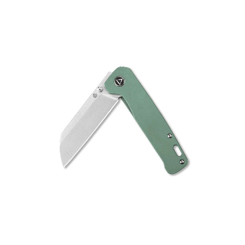 QSP PENGUIN GREEN TITANIUM HANDLE FOLDING KNIFE- QS130-X