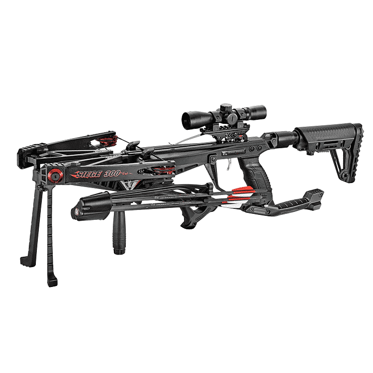 EK Archery 611012-101 Siege 300 Crossbow-150 LBS Black
